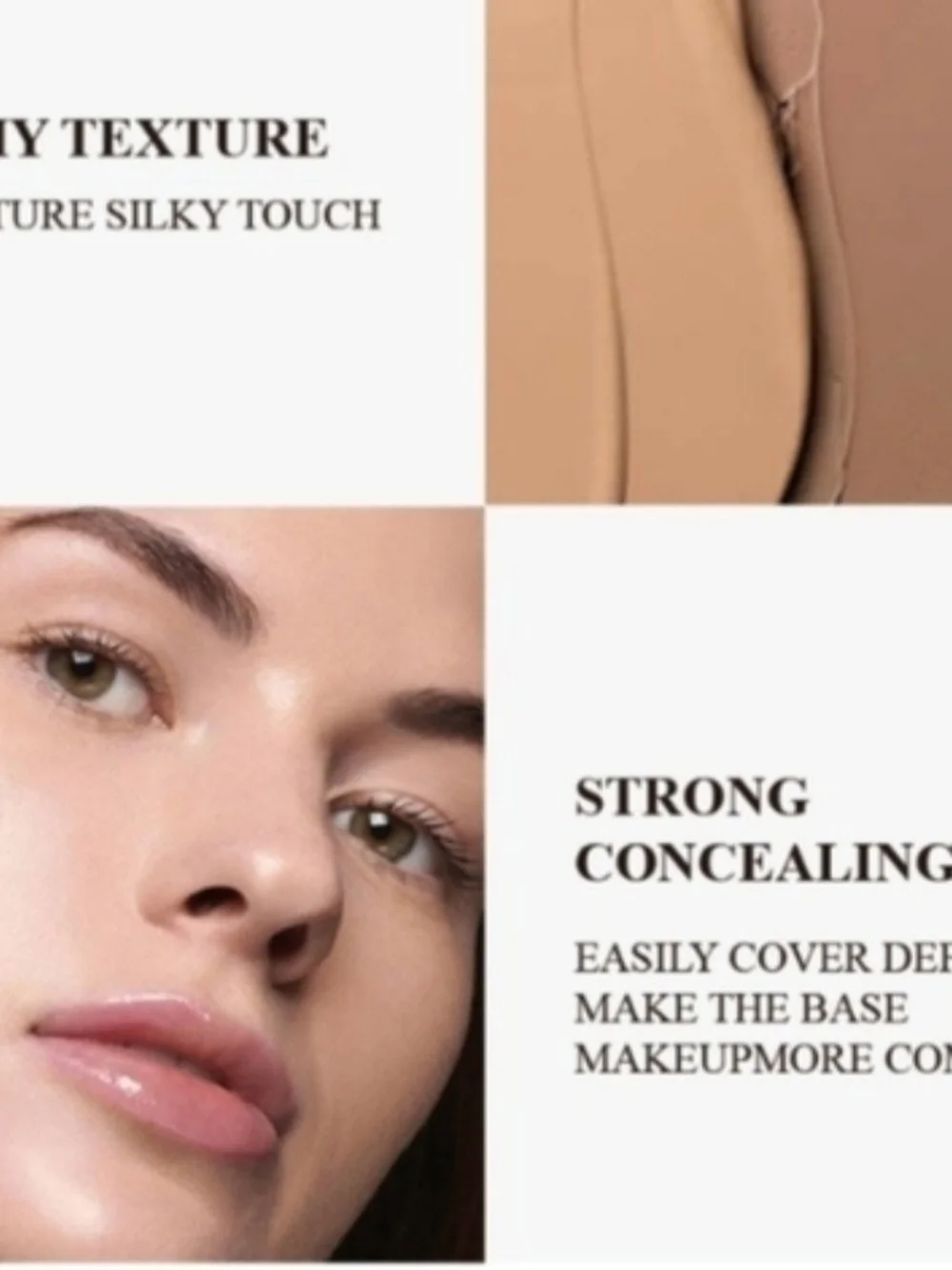 Palette Foundation, Concealer, Contour Makeup
